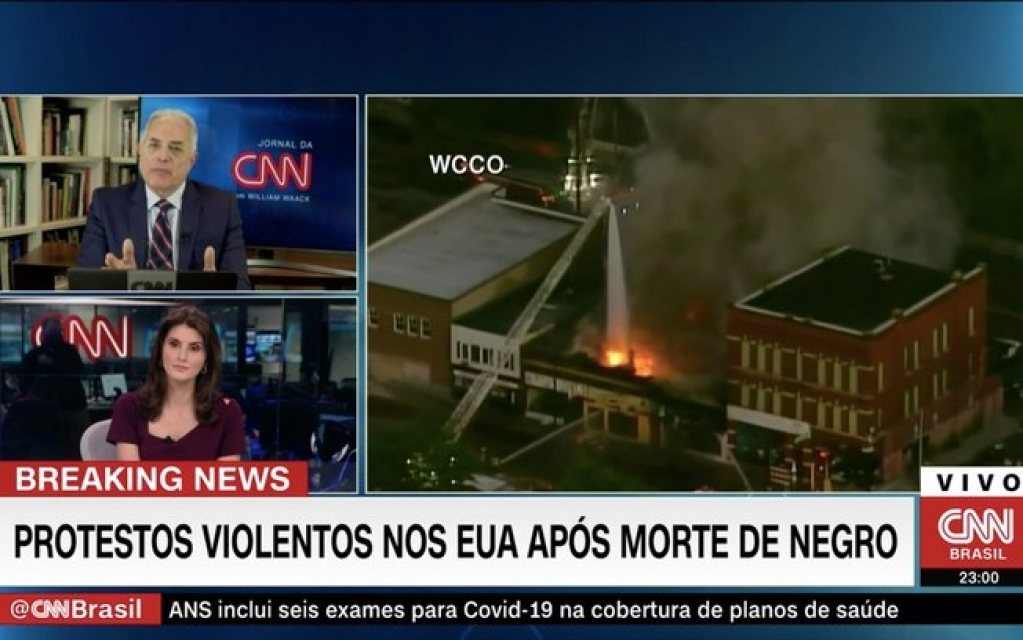 William Waack comenta protesto antirracismo nos EUA e web reage: "Fez piadinha?"