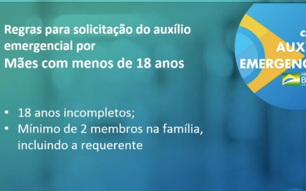 Mães adolescentes podem pedir auxílio a partir de hoje (30)