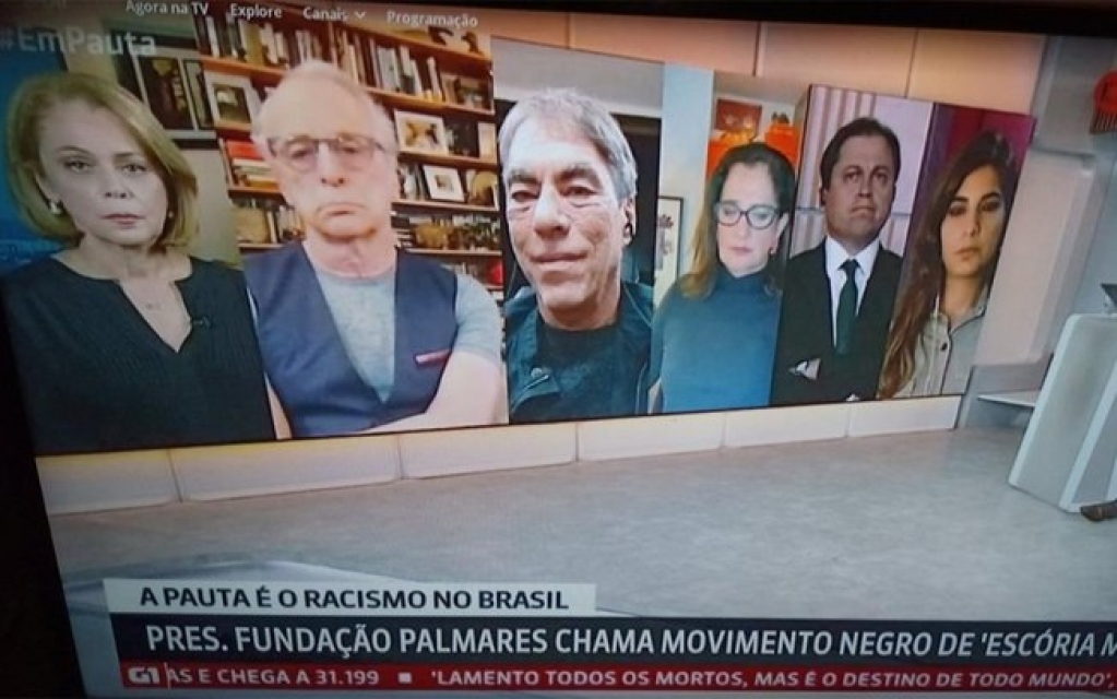 GloboNews é criticada por colocar só comentaristas brancos para debater racismo