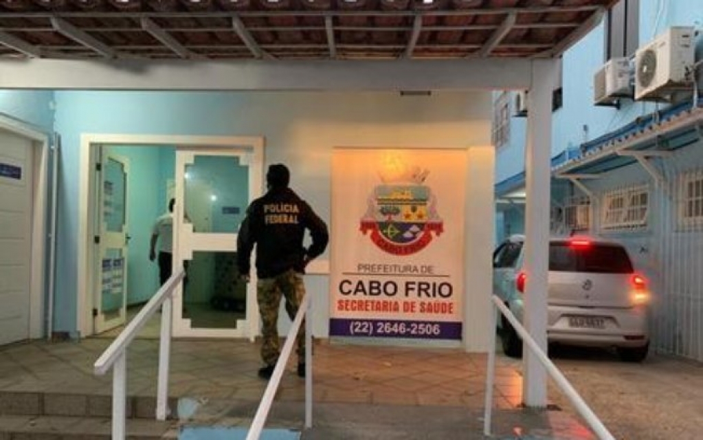 Ação da PF na área de saúde apreende R$ 480 mil em Cabo Frio