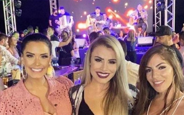 Ivy e o sertanejo Bruno se explicam após comparecerem à festa clandestina