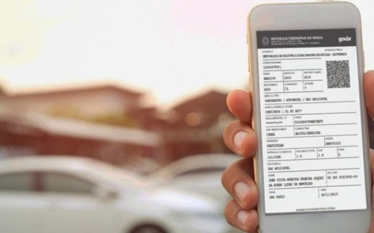 Documento do veículo agora é digital em todo o Brasil