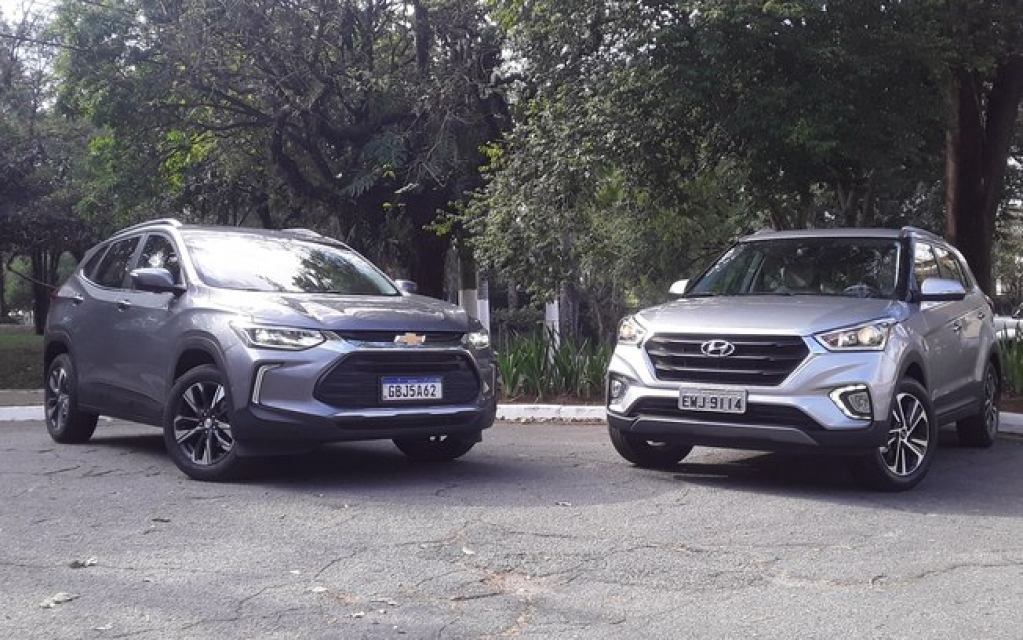 Chevrolet Tracker Premier e Hyundai Creta Prestige: SUVs bem equipados