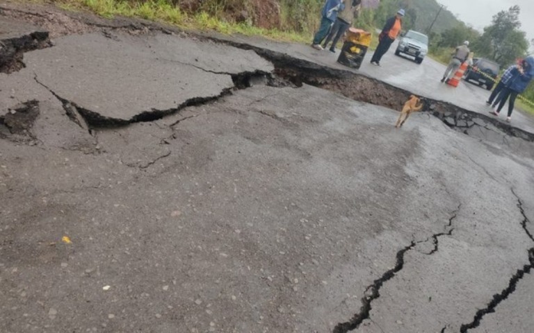 Ciclone extratropical causa estragos e bloqueios de rodovias no RS