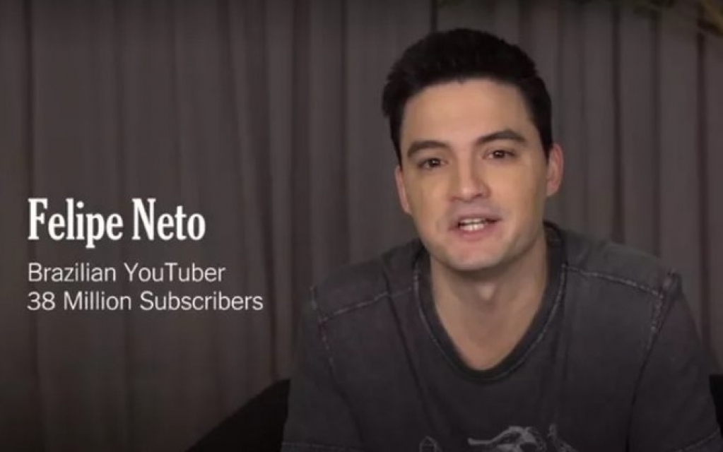 Felipe Neto vai ao The New York Times criticar Bolsonaro; confira vídeo