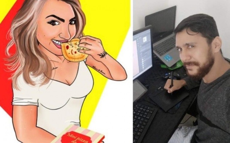 Caricaturista recorre à justiça para resolver pendência com Thayse Teixeira