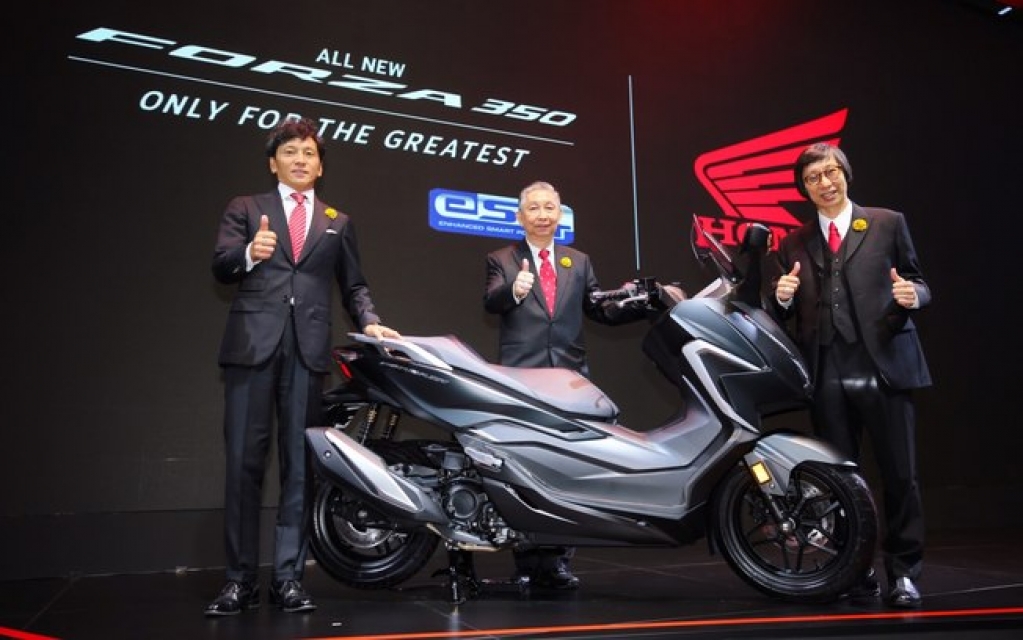 Scooter Honda Forza 350 é revelado na Tailândia e deverá vir ao Brasil