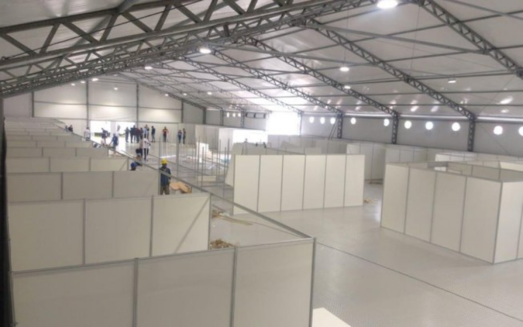 São Paulo vai desativar parte do hospital de Campanha do Anhembi neste sábado São Paulo vai desativar parte do hospital de Campanha do Anhembi neste sábado