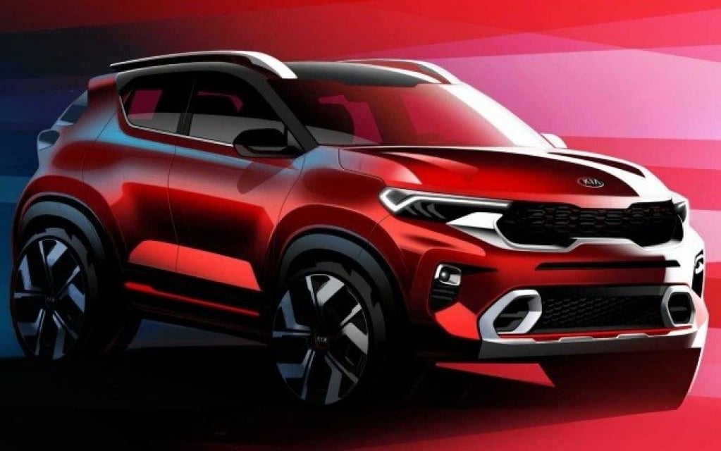 Kia revela esboço de novo SUV compacto, abaixo do Sportage