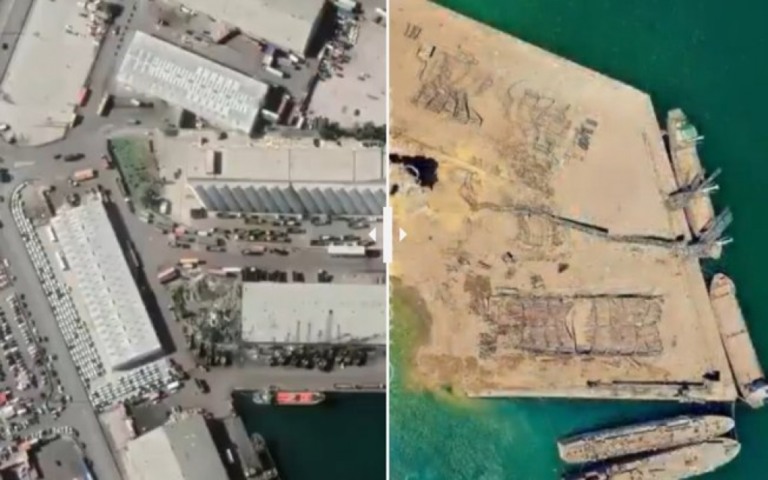 Porto que explodiu no Líbano era principal ponto de exportação do Brasil no País
