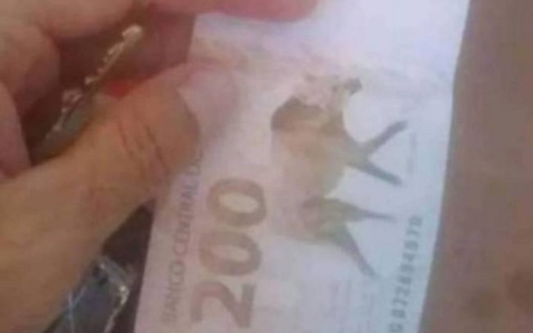 Nota de R$ 200 falsa circula no RJ antes de lançamento oficial; confira