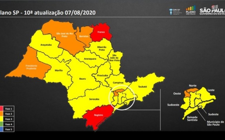 Após mudança de regras, 9 regiões do interior de SP avançam para fase amarela