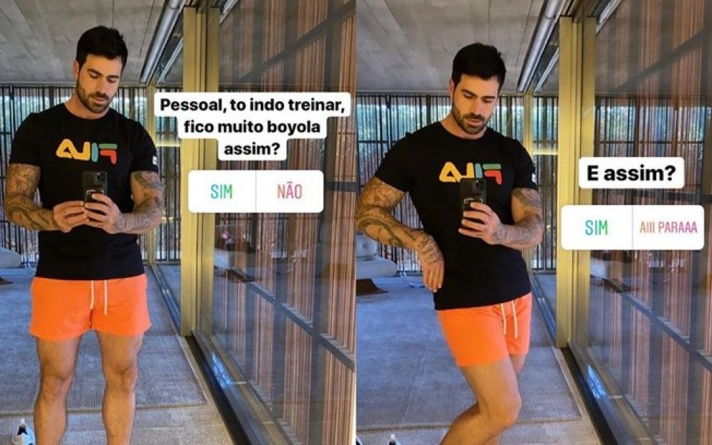 Ex-BBB Rodrigão posta foto perguntando se está muito "boiola"