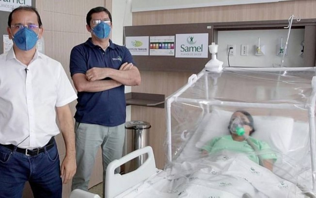 Cápsula para pacientes da Covid-19 reduz uso de respiradores Cápsula para pacientes da Covid-19 reduz uso de respiradores