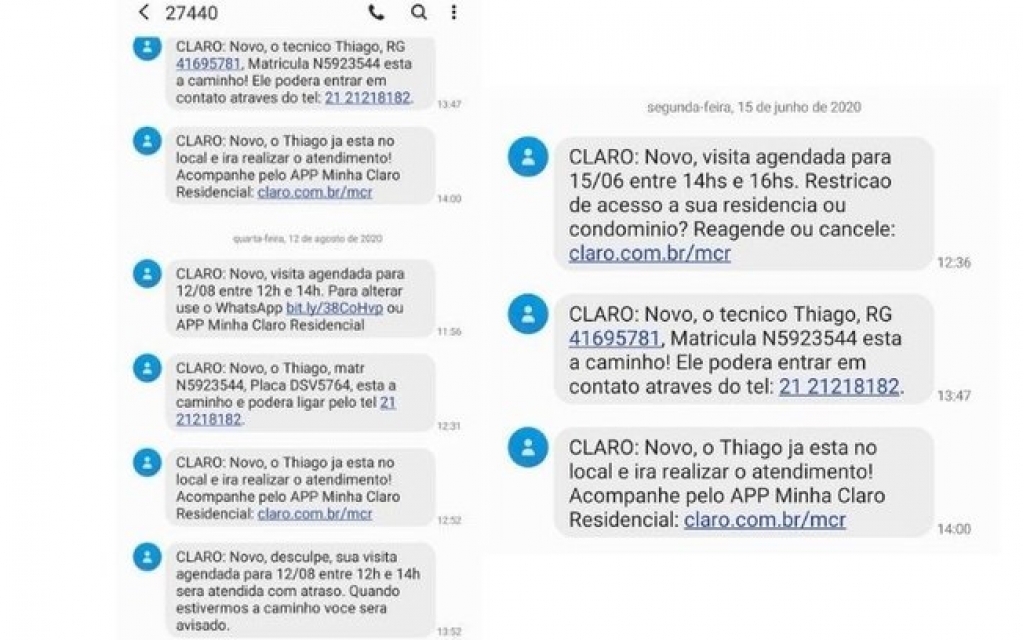 Golpe da Claro-Net: criminosos fingem ser prestadores de serviço Golpe da Claro-Net: criminosos fingem ser prestadores de serviço