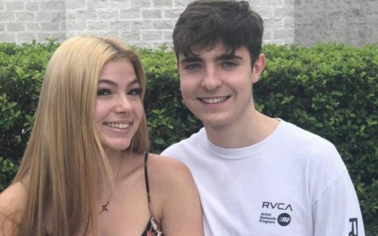 Filho de Gugu, João Augusto aparece com namorada americana