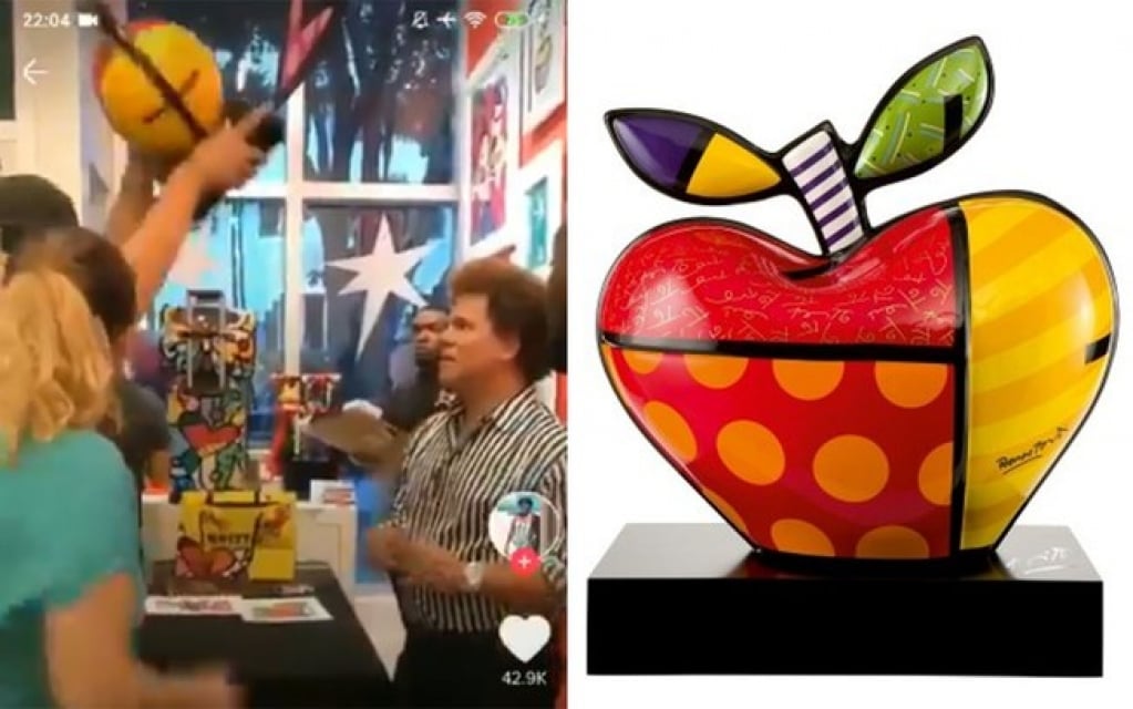 Obra destruída de Romero Brito custava cerca de R$ 26 mil