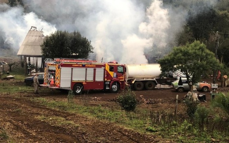 Duas crianças morrem durante incêndio em casa no Paraná