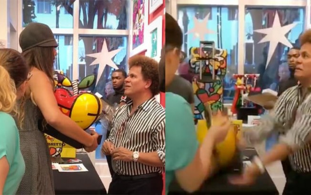 Romero Britto se posiciona após o vídeo que viralizou. "Não admito desrespeito"