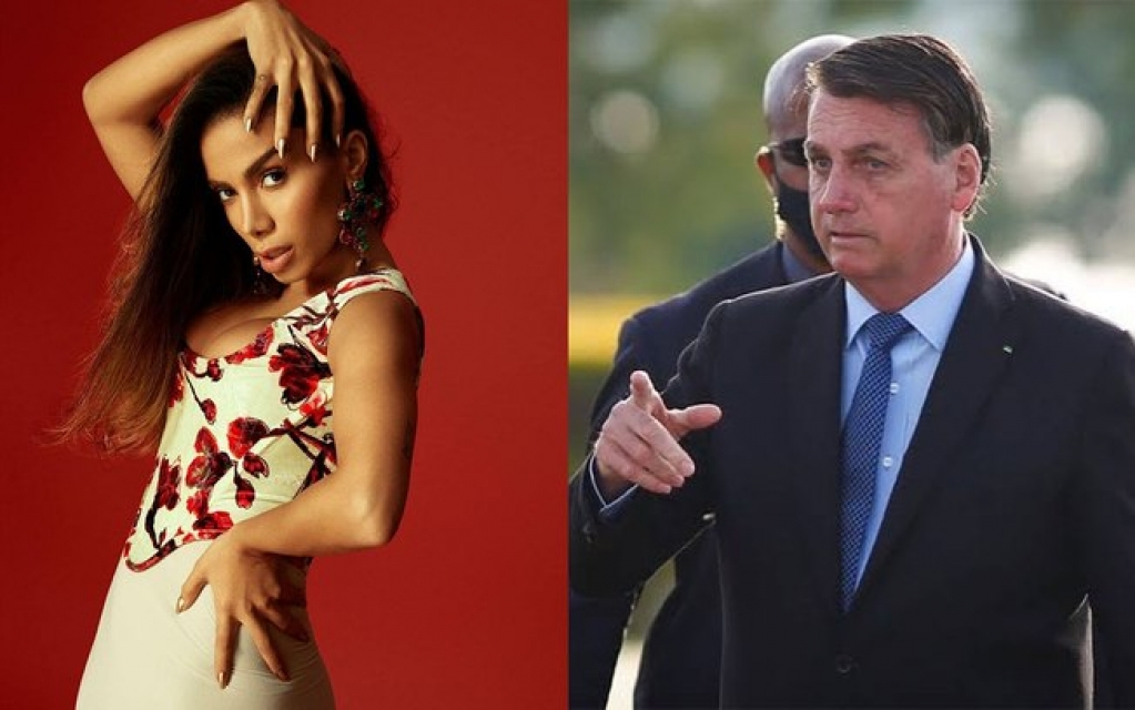 Anitta critica fala de Bolsonaro a jornalista: "A maior prova de ignorância"