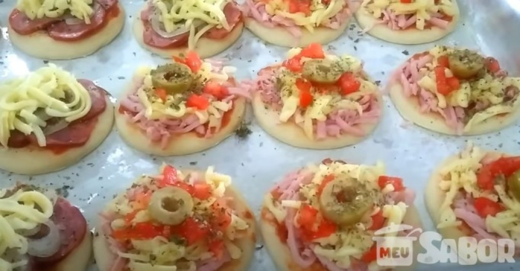 Aprenda a fazer um lanche que todo mundo gosta: Mini Pizza