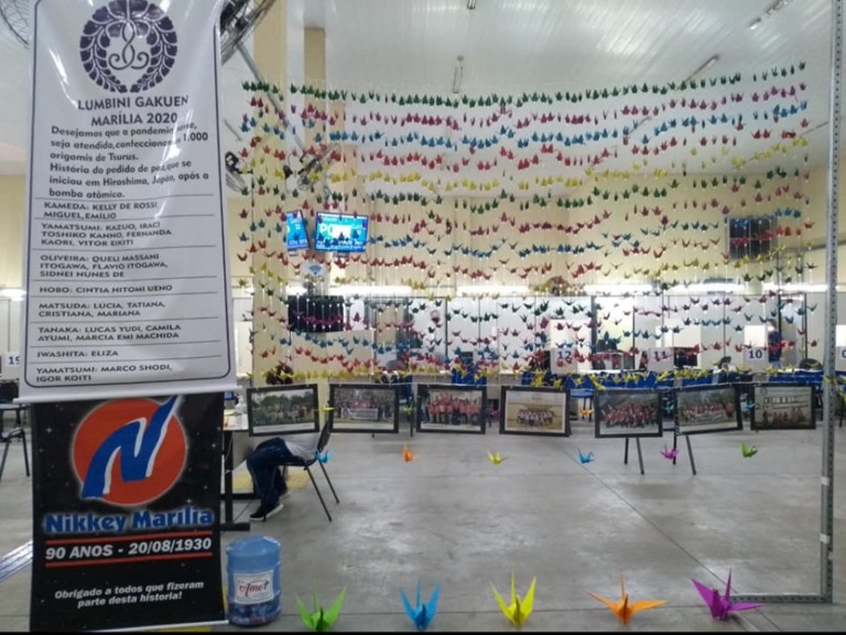 Exposição no Ganha Tempo reúne 1.000 origamis pelo fim da pandemia