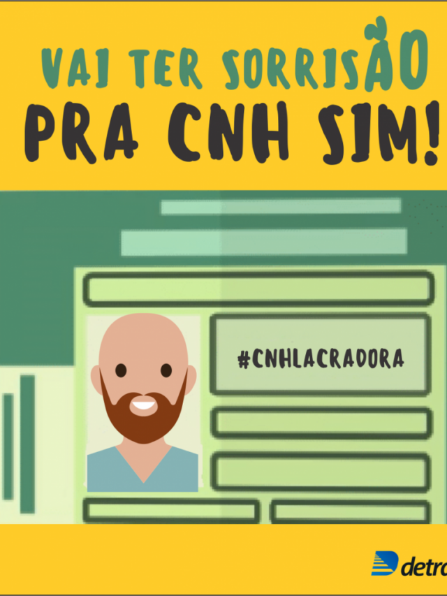 Campanha do Detran libera sorriso em fotos para Habilitação