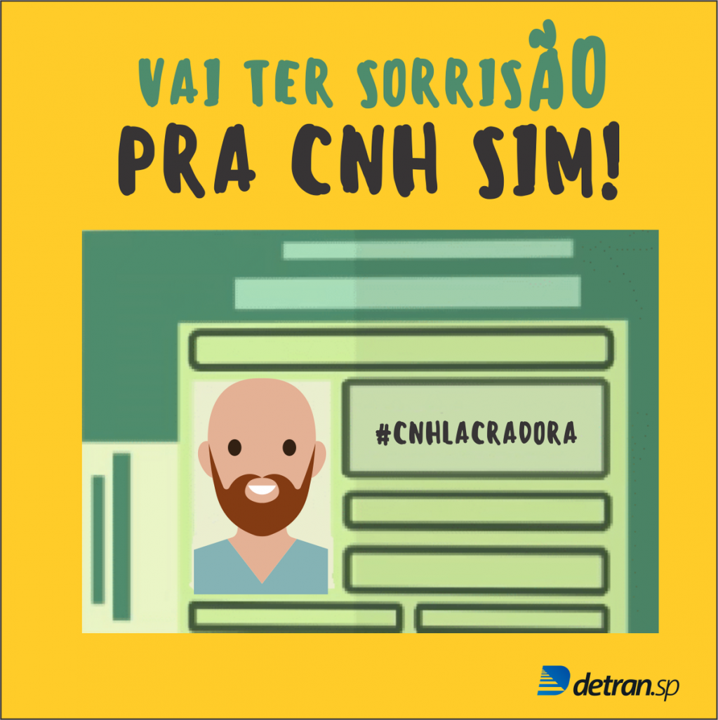 Campanha do Detran libera sorriso em fotos para Habilitação