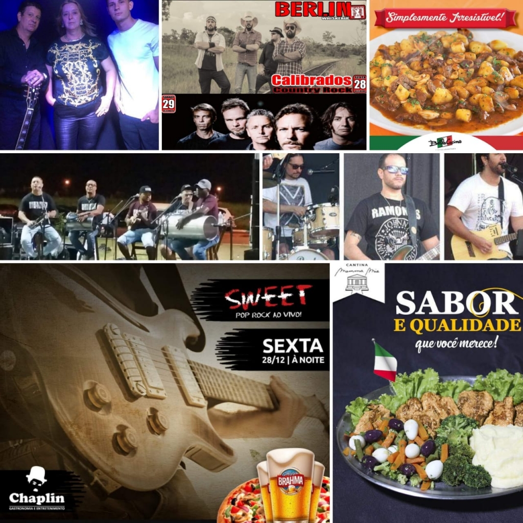 Música e gastronomia; veja agenda do último final de semana de 2018