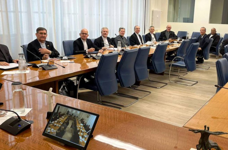 Dom Luiz Antonio, bispo Diocesano de Marília, participa em encontro em Roma – Divulgação/CNBB