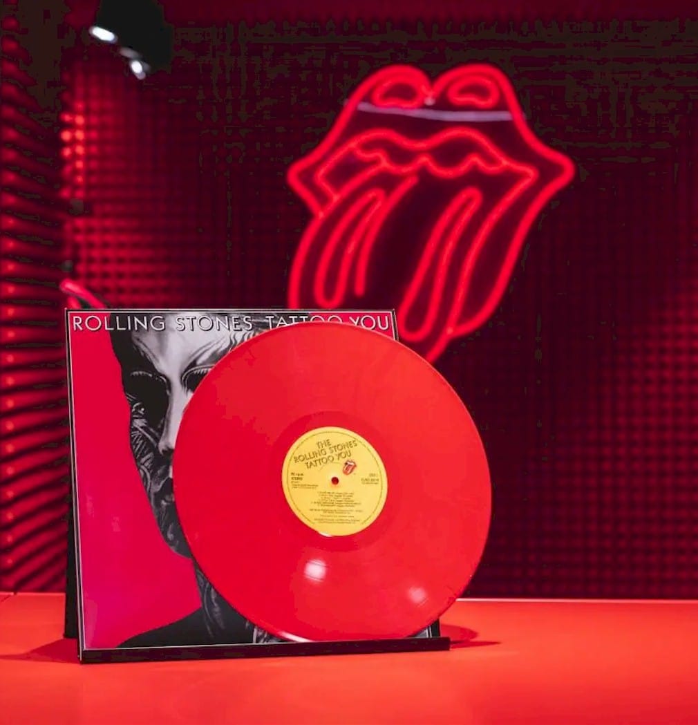 Rolling Stones: "Tattoo You" ganha edição em vinil vermelho 