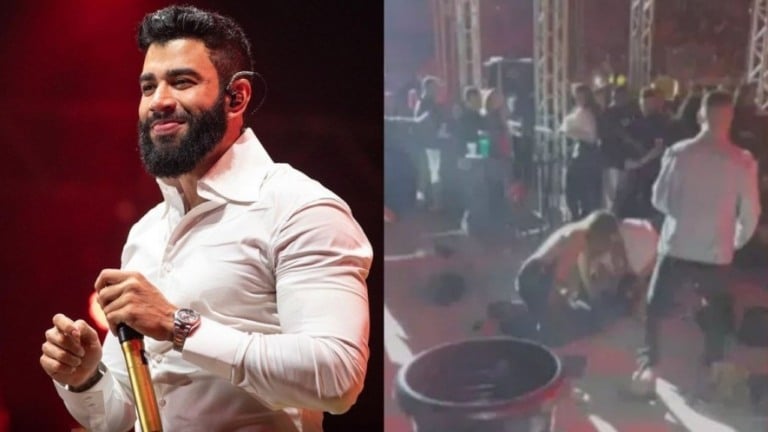 Show de Gusttavo Lima em Brasília tem briga generalizada; veja vídeo