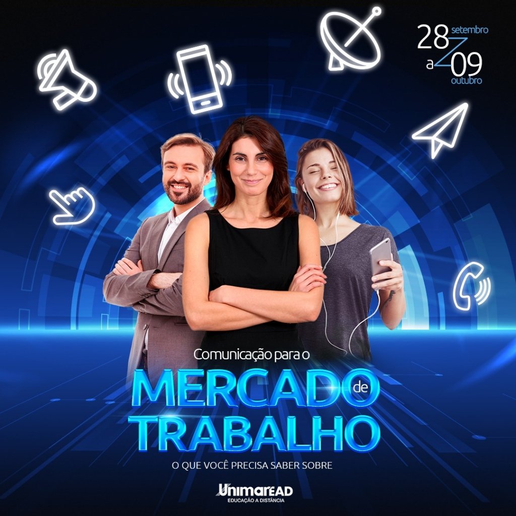 Unimar EAD faz curso on-line gratuito de Comunicação para Mercado de Trabalho