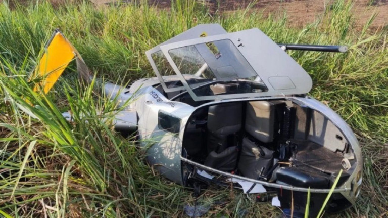 Queda de helicóptero: deputado federal segue internado após fraturas