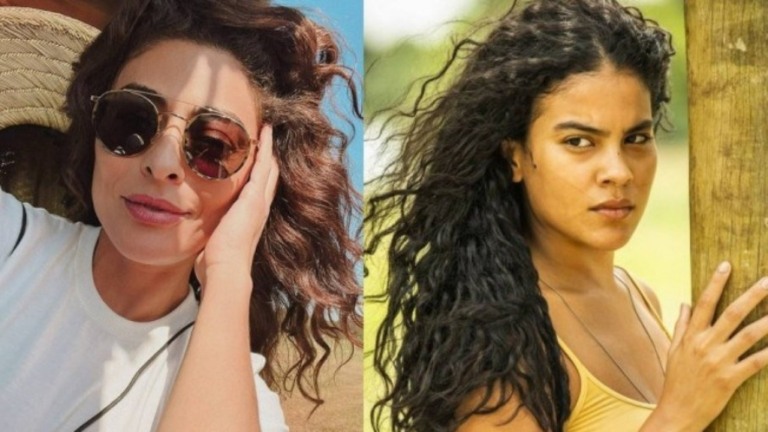 Juliana Paes vai ao pantanal e brinca: 'Voltei para ver a Muda falar'