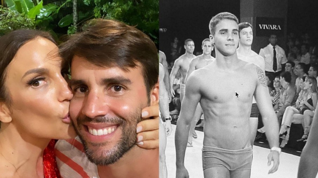 Marido de Ivete Sangalo lembra época de modelo e desfile de sunga