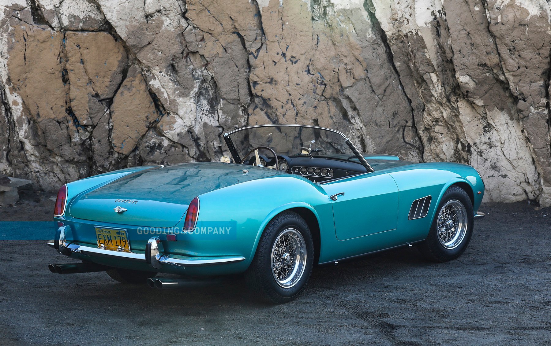 Ferrari 250 GT California Spider 1962. Foto: Reprodução - Gooding & Co