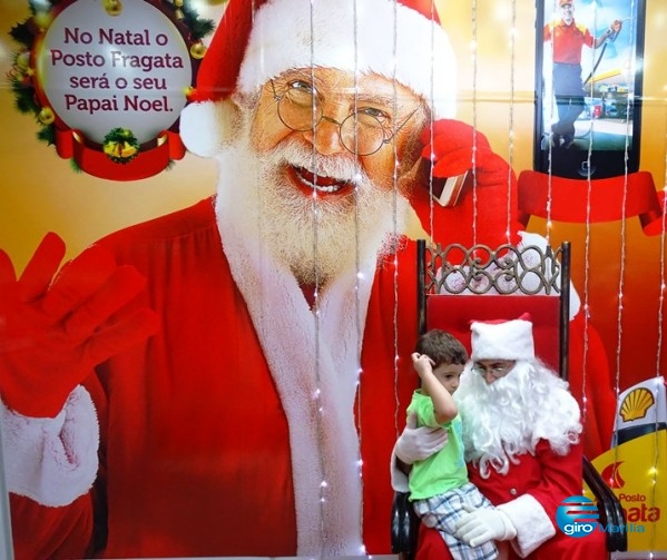 Posto Fragata recebe Papai Noel nesta segunda