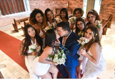 Casamento de modelo brasileiro, em SP. Foto: Divulgação CO