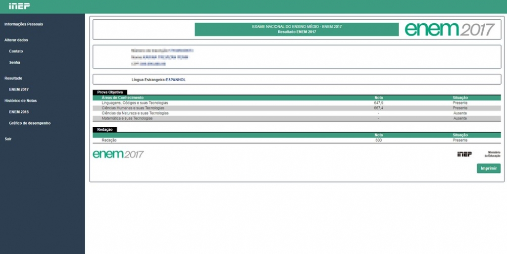 Enem divulga notas; acesso ao sistema sofre panes
