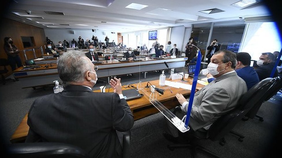 Plenário da CPI da Covid