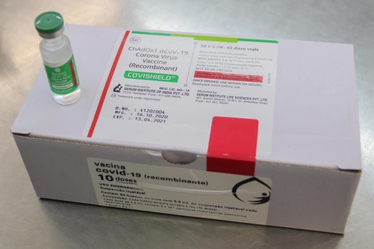 Saúde de Marília recebe 3.920 doses da vacina de Oxford
