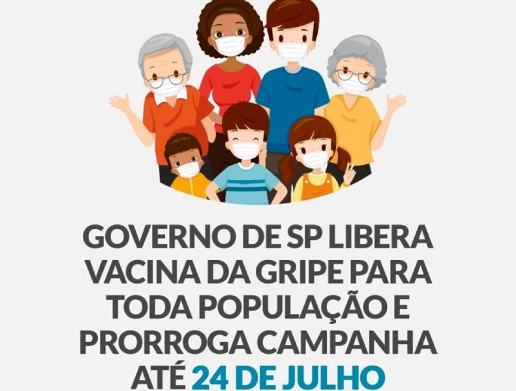 Vacinação contra gripe é aberta para público em geral na rede municipal de saúde