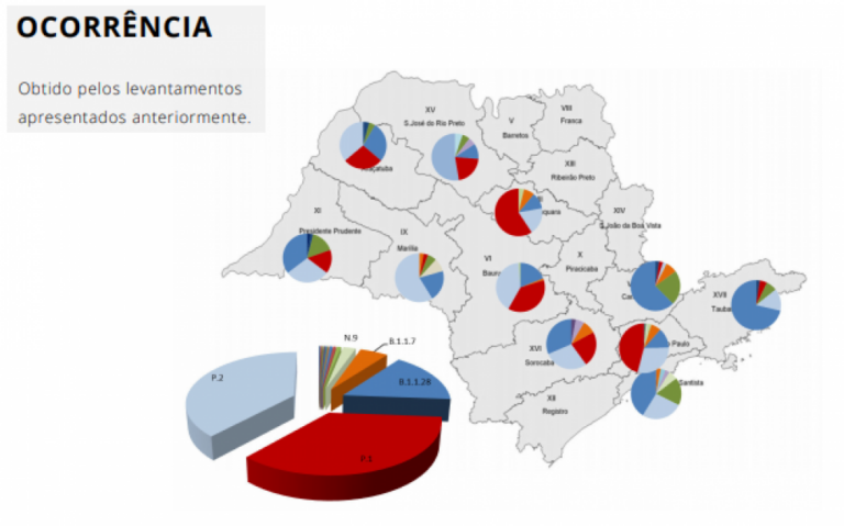 Relatório atualiza dados de variantes de Covid no Estado; veja região de Marília