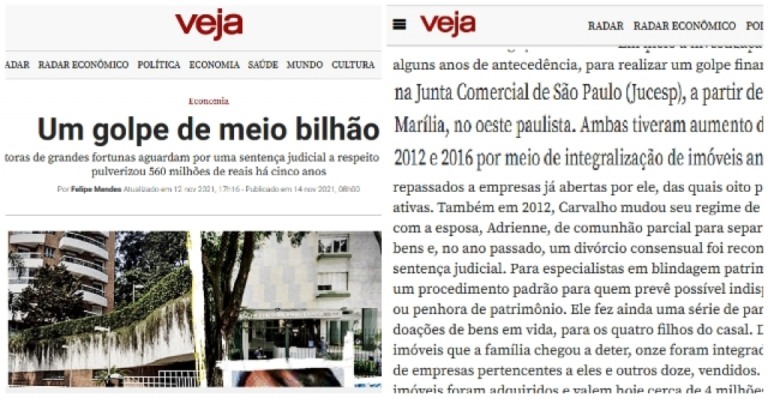 Acusado de fraude milionária em Fundos usou empresas em Marília, diz revista Veja