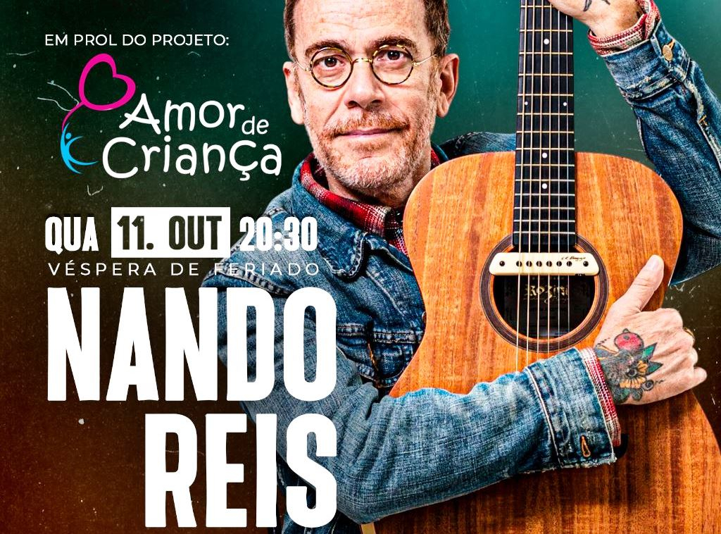 Nando Reis fará show com arrecadação para o Amor de Criança e convida público; vídeo