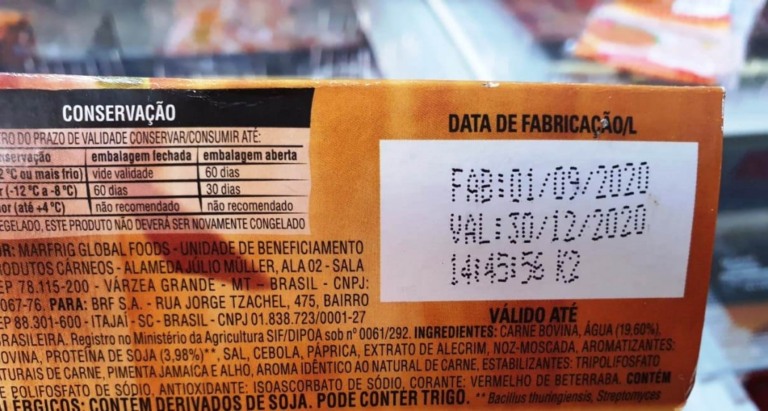 Vigilância apreende carne e congelados vencidos em supermercado de Marília