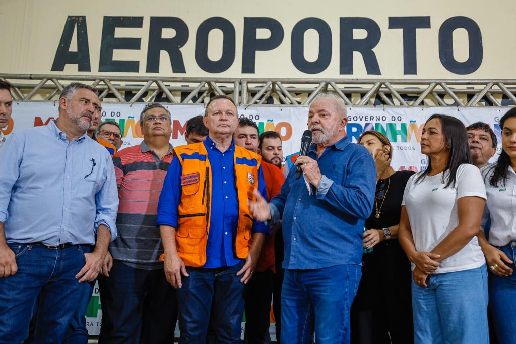Lula no Maranhão. Foto: Reprodução: Ricardo Stuckert - 09/04/2023