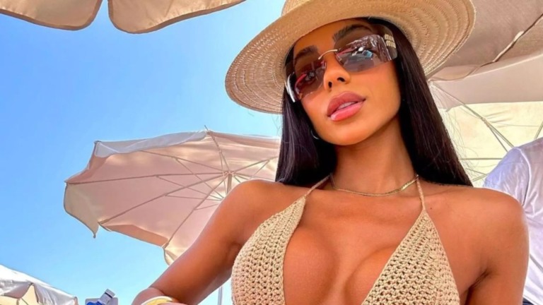 Brunna Gonçalves lamenta ter que se despedir de praia em Maracaípe: ‘Falta’