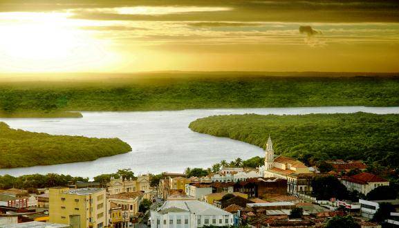 Centro histórico de João Pessoa, com vista do Rio Sanhauá. Foto: Prefeitura de João Pessoa